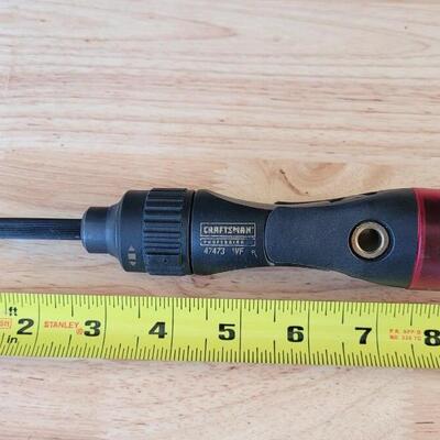Lot 224: Swivel CRAFTSMAN Driver, Crescent Wrench and Chisel