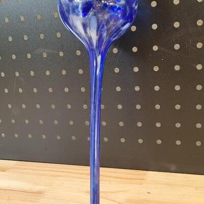 Lot 229: Art Glass Deco Garden Stake