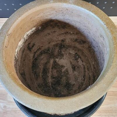 Lot 231: Garden Flower Pot with Base