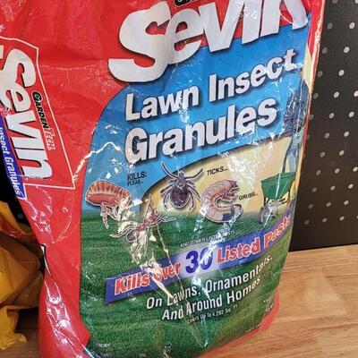 Lot 237: Assortment of Used Garden Supplies - Sewing, Grass Seed, Miracle Gro, Potting Mix