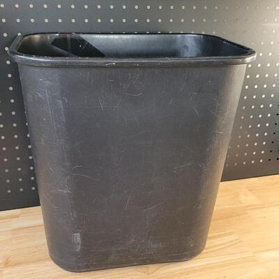 Lot 240: Black Plastic Garbage Bin 