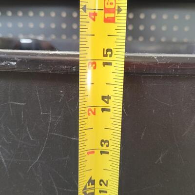 Lot 240: Black Plastic Garbage Bin 