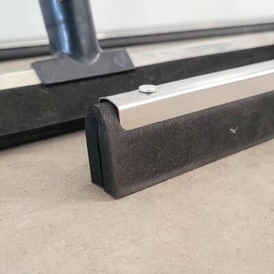 Lot 249: (2) Expandable Floor Squeegee Sweepers (From 23" to 39")