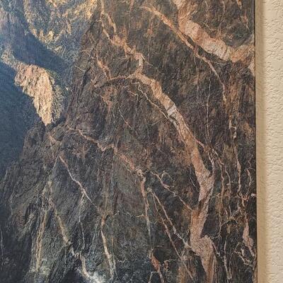 Lot 251: Large Photo Print of Deep Valley View 