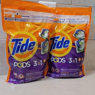 Lot 257: (2) New TIDE PODS Laundry Detergent - 84 Total