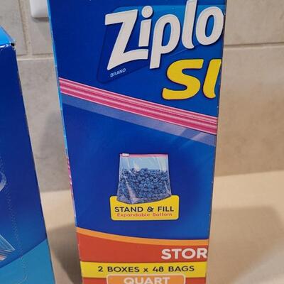 Lot 258: (2) New ZIPLOC Bag Options 
