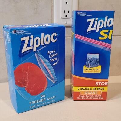 Lot 258: (2) New ZIPLOC Bag Options 