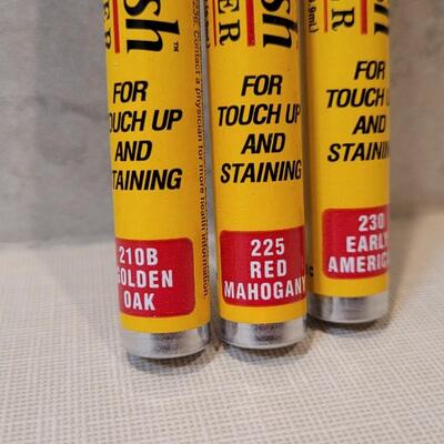 Lot 262: (3) MINWAX Wood Finish Stain Pens - All Work