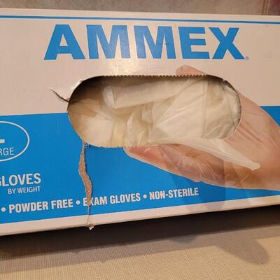 Lot 267: Nearly Full LARGE Exam Gloves + New Wet Wipes