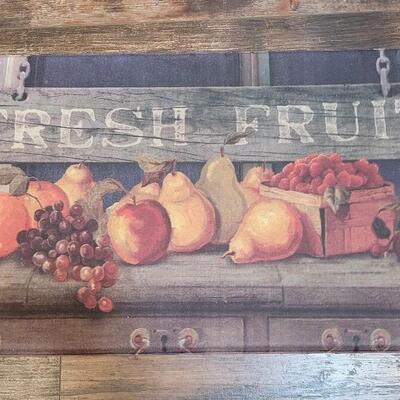 Lot 278: Used Welcome Mat FRESH FRUIT