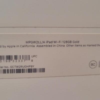 Lot 280: Apple iPad 9.7" 128GB w/ Case and Charger (No Apple ID Ready to Use)