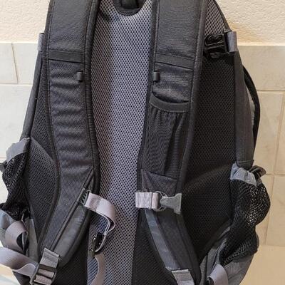 Lot 282: LL BEAN Black and Gray Backpack 