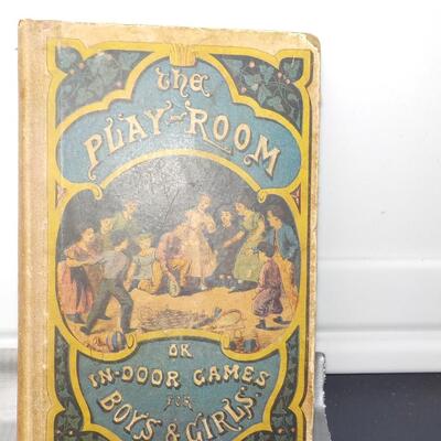 1866 The Play Room Children's game book 1st Ed.