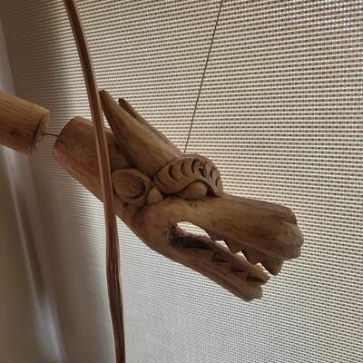 Lot 284: Wood Dragon Wind Chime