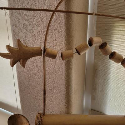 Lot 284: Wood Dragon Wind Chime