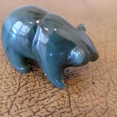 Lot 290: Miniature Stone Animals (bear has a chipped foot)