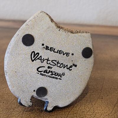 Lot 291: "Believe" Art Stone by Carson