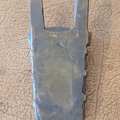 Lot 297: Cathi Cook Sioux Papoose Bronze Sculpture 