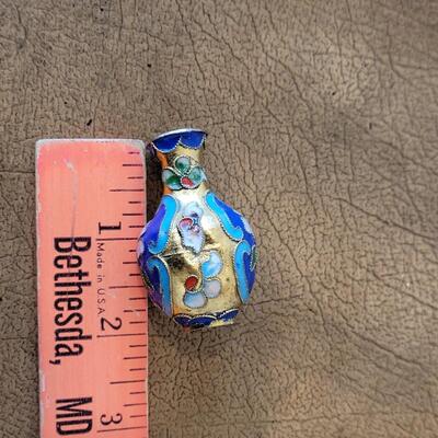 Lot 300: Miniature Cloisonne Vase