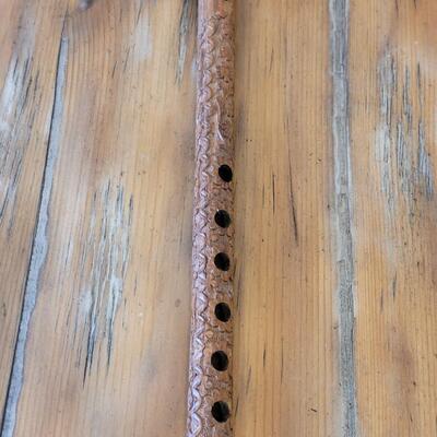 Lot 303: Handcarved Polynesian Flute 