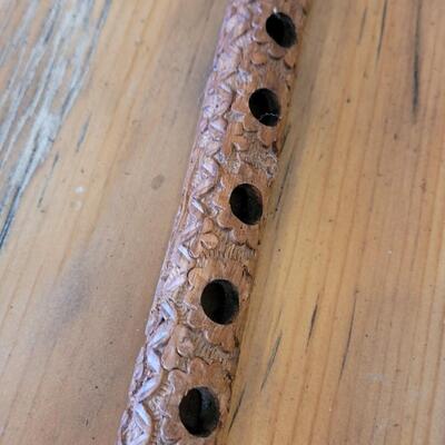 Lot 303: Handcarved Polynesian Flute 