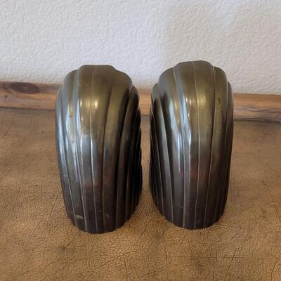 Lot 307: Vintage Brass Bookends