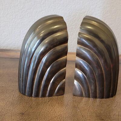 Lot 307: Vintage Brass Bookends