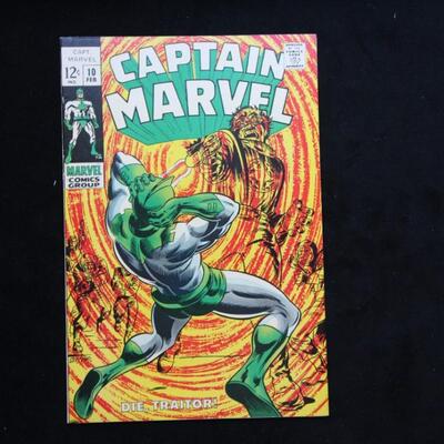 Captain Marvel #10 (1969,Marvel)  7.0 FN/VF