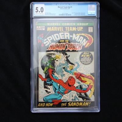 Marvel Team-Up #1 (1972,Marvel)  CGC 5.0 VG/FN