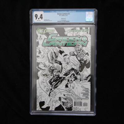 Green Lantern Sketch Variant #2 (2011,DC) CGC 9.4 NM