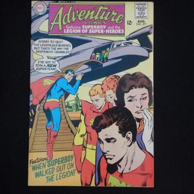 Adventure Comics #371 (1968,DC) 6.5 FN+