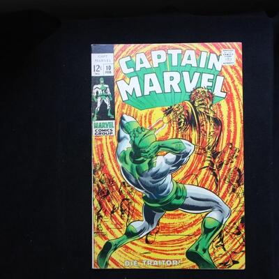 Captain Marvel #10 (1969,Marvel)  5.0 VG/FN