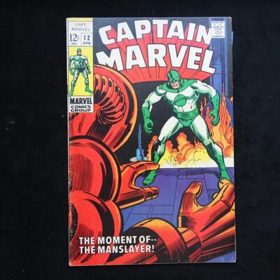 Captain Marvel #12 (1969,Marvel)  6.0 FN