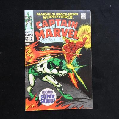 Captain Marvel #2 (1968,Marvel)  6.5 FN+
