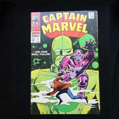 Captain Marvel #8 (1969,Marvel)  5.0 VG/FN