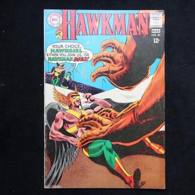 Hawkman #24 (1968,DC)  4.0 VG
