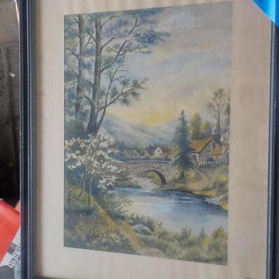 Original water color by HACoville. 1920's