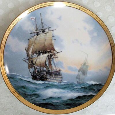 Ltd 1st Ed 1986 "Victory" Plate From the Great Ships of the Golden Age of Sail, Franklin Mint
