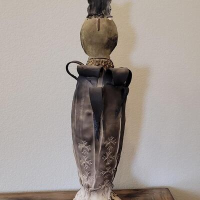 Lot 317: Large Ceramic Zuni Corn Maiden Sculpture 