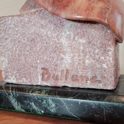Lot 330: LATHROP BULLENE Fine Art Sculpture of Cloaked Woman 