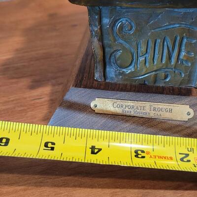 Lot 331: Fine Art Bronze "Corporate Trough" By Herb Mignery  #1/30