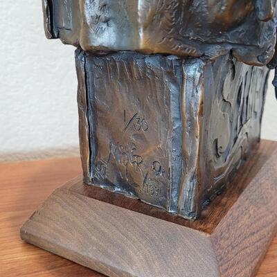 Lot 331: Fine Art Bronze "Corporate Trough" By Herb Mignery  #1/30