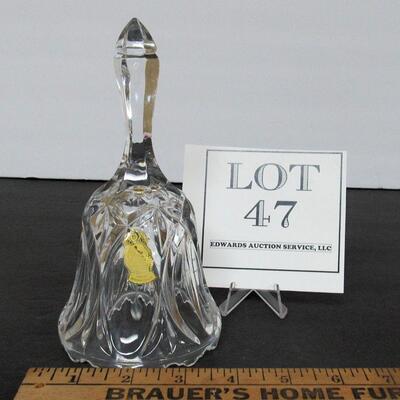 Vintage West Germany Lead Crystal Glass Bell, Imperlux