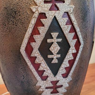 Lot 334: Pair of Southwestern Table Lamps BOTH WORK