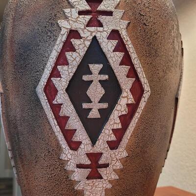 Lot 334: Pair of Southwestern Table Lamps BOTH WORK