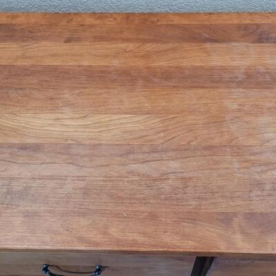 Lot 336: COLLIER'S Large Wood Dresser w/ Twisted Iron Style Handles by 