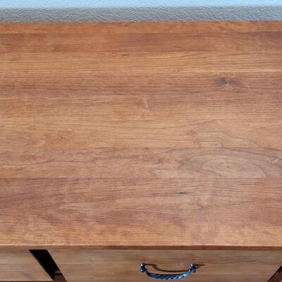 Lot 336: COLLIER'S Large Wood Dresser w/ Twisted Iron Style Handles by 