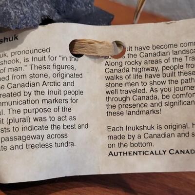 Lot 338: Vintage CANADA INUKSHUK Art Figure