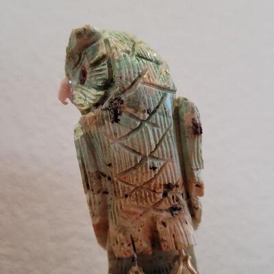 Lot 343: Vintage Handcrafted Peruvian Owl Figure 