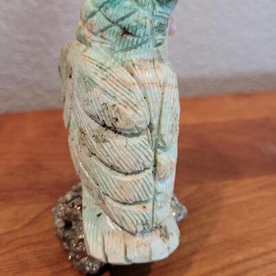 Lot 343: Vintage Handcrafted Peruvian Owl Figure 